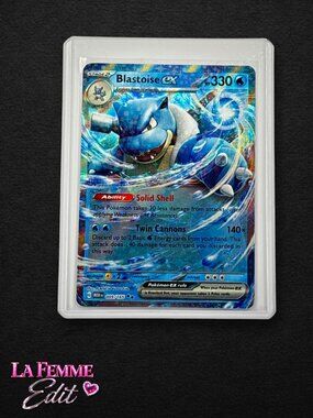 Pokemon Card Blastoise ex 009/165